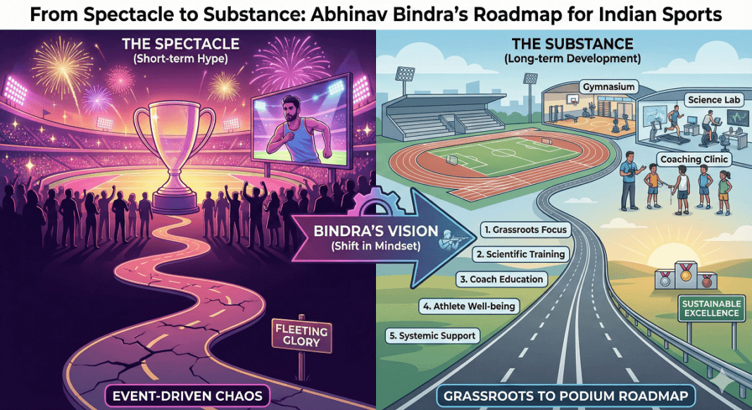 India aims to become a global sporting power