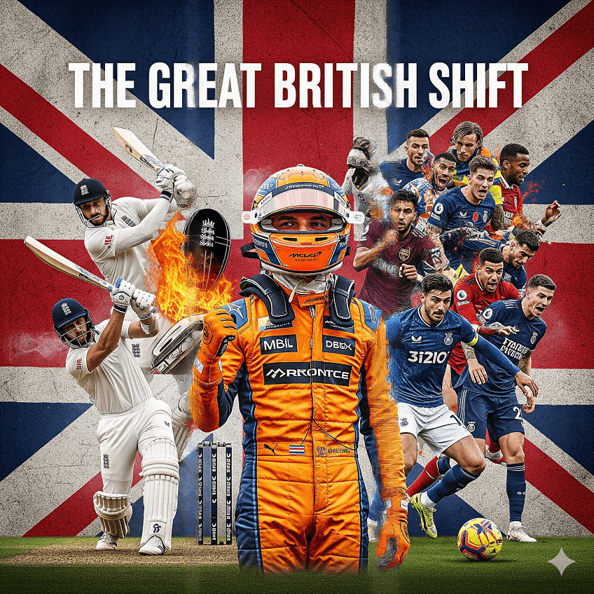 The Great British Shift: Norris Reigns, Ashes Burn, and the Premier League Scramble