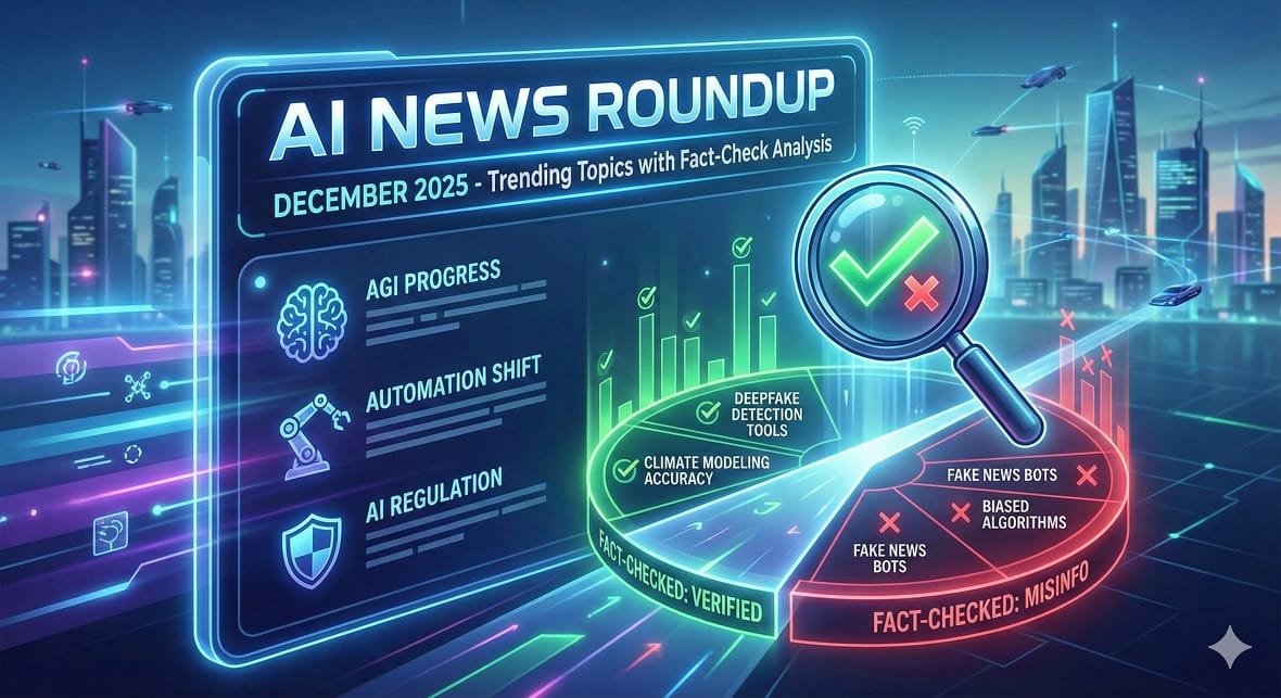 AI News Roundup: December 2025 – Trending Topics with Fact-Check Analysis