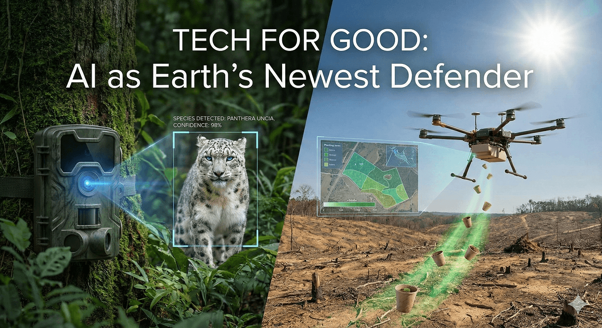 Tech for Good: How AI is Quietly Becoming Earth’s Newest Defender