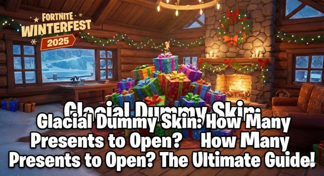 Glacial Dummy skin how many presents to open