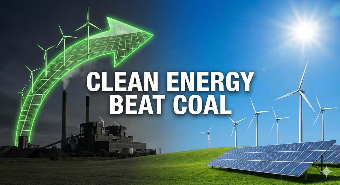 Renewable Energy Renewable Energy Just Beat Coal for the First Time in History