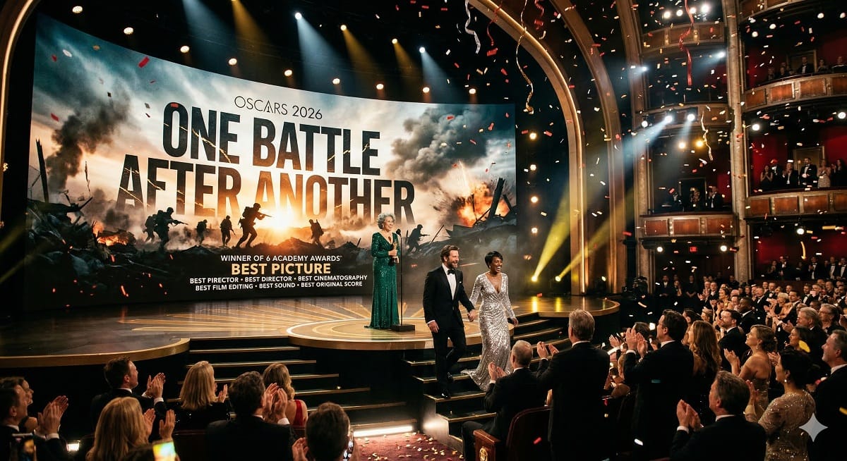 Oscars 2026: One Battle After Another Sweeps Six Awards