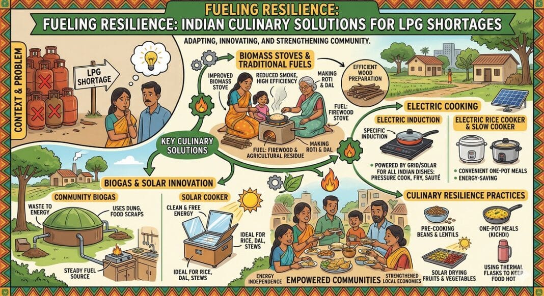 Fueling Resilience Indian Culinary Solutions for LPG Shortages