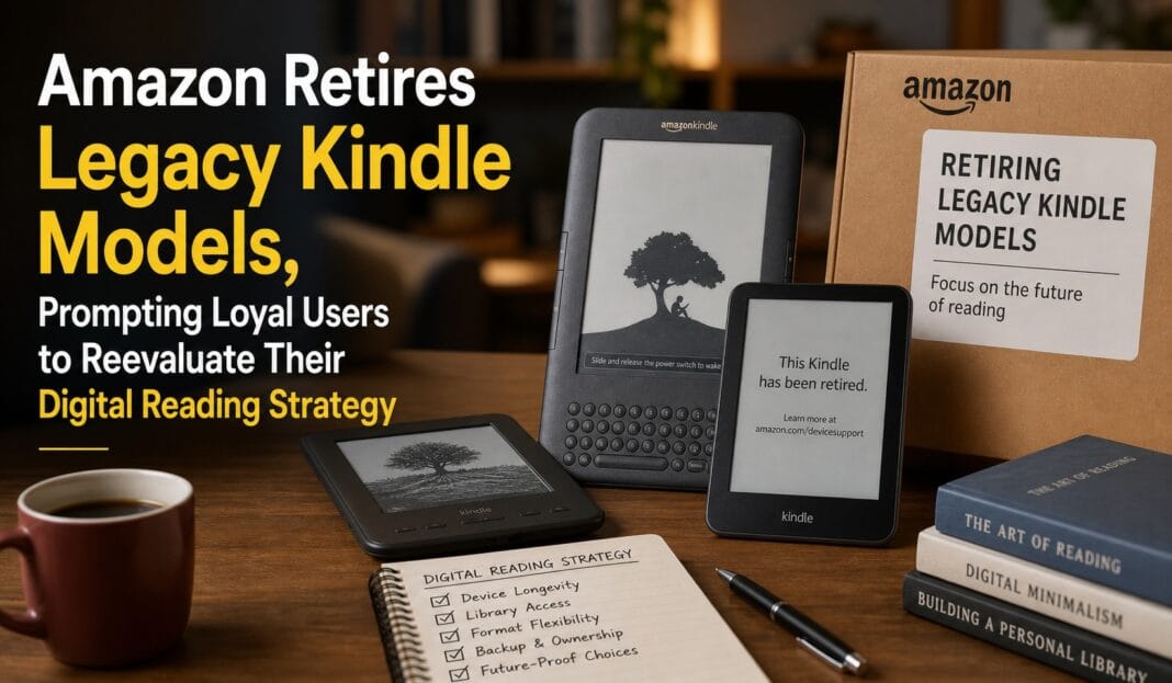 Amazon Retires Legacy Kindle Models